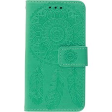 Coque iPhone 12 mini - Flip Dreamcatcher - Vert menthe