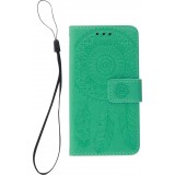 Coque iPhone 12 mini - Flip Dreamcatcher - Vert menthe