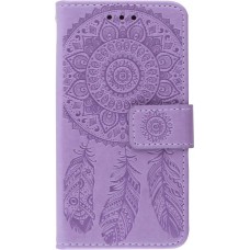 Coque iPhone 12 mini - Flip Dreamcatcher - Violet