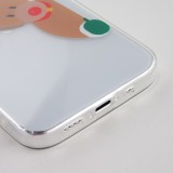 Coque iPhone 12 mini - Gel transparent Noël renne