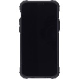 Coque iPhone 12 / 12 Pro - Hybrid carbon - Argent