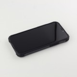 Hülle iPhone 12 mini - Hybrid carbon - Grau