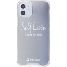 Coque iPhone 12 mini - Miroir Self Love