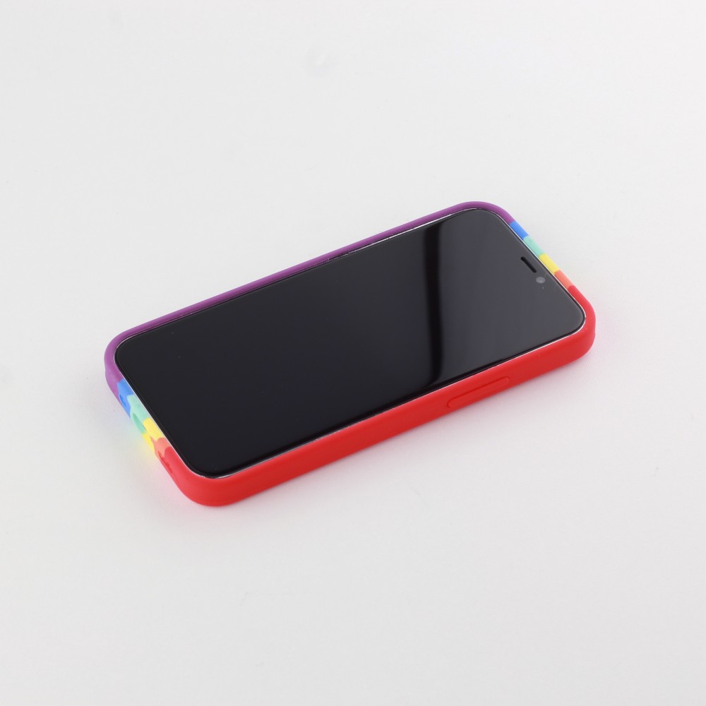 Coque iPhone 12 mini - Soft Touch multicolors