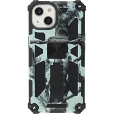 iPhone 13 Case Hülle - Armor Camo jungle - Türkis