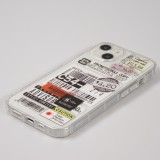 Coque iPhone 11 - Autocollant Vintage Sticker étiquette de prix collage - Transparent