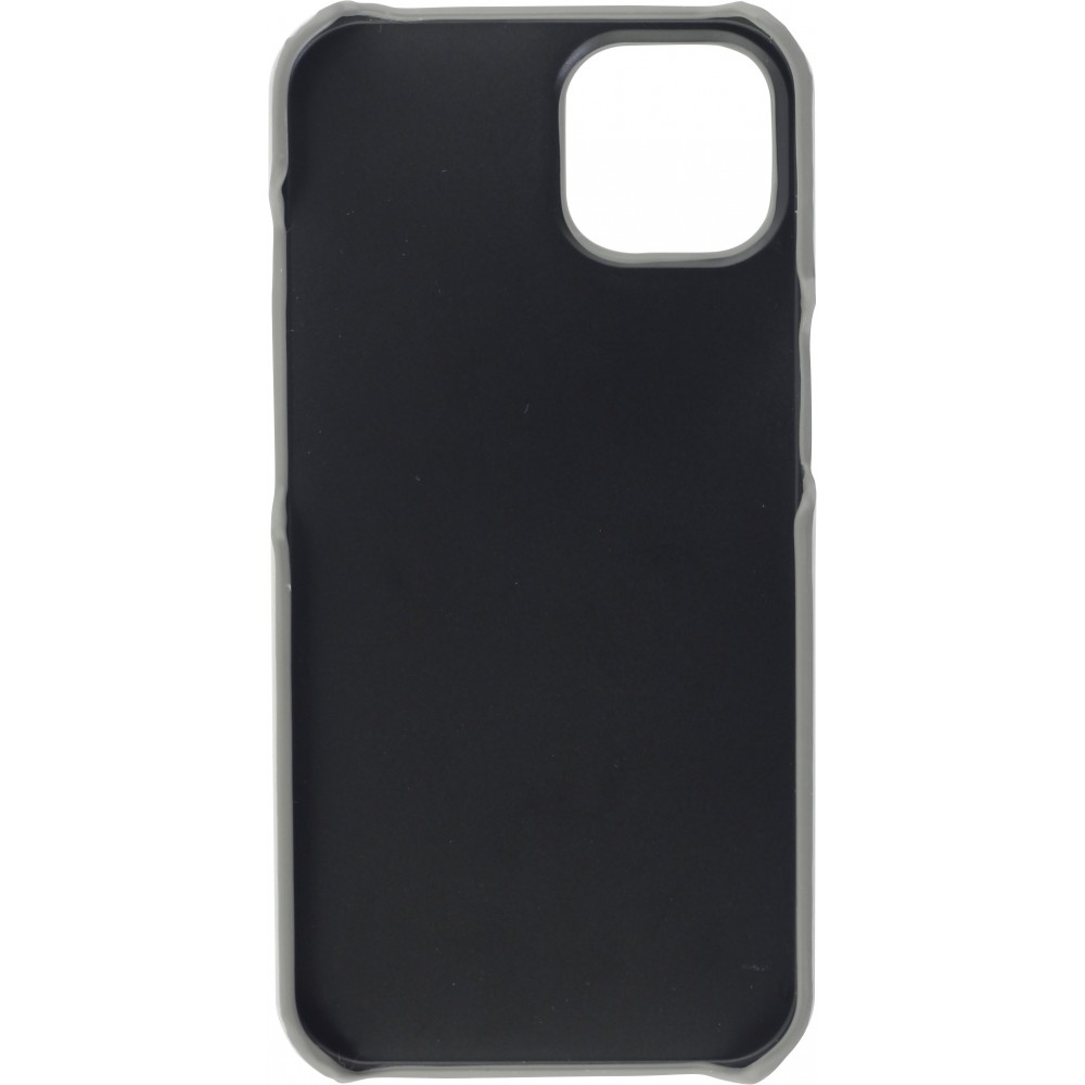 Coque iPhone 13 mini - Basic cuir - Gris