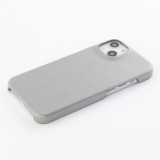 Coque iPhone 13 mini - Basic cuir - Gris