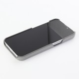 Coque iPhone 13 mini - Basic cuir - Gris