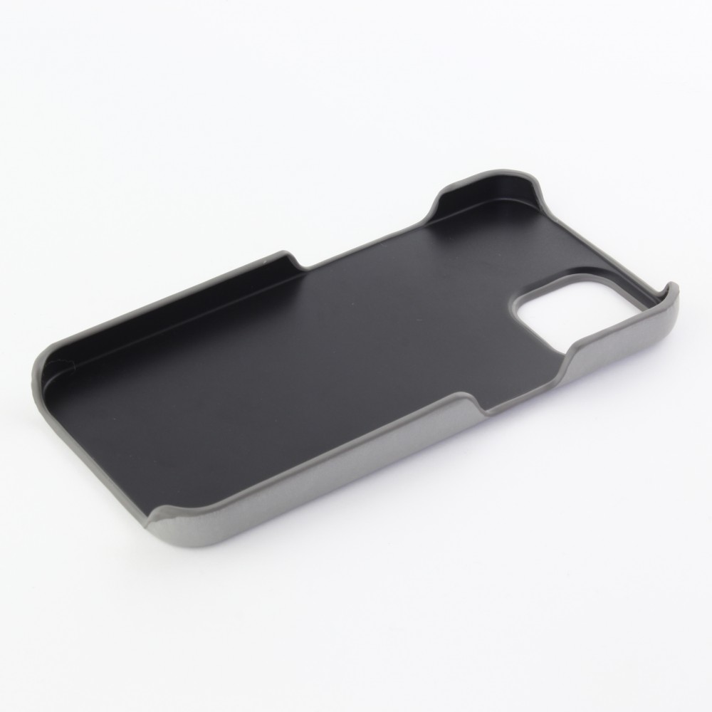 Coque iPhone 13 mini - Basic cuir - Gris