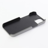 iPhone 13 Case Hülle - Basic-Leder - Grau