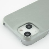 Coque iPhone 13 mini - Basic cuir - Gris