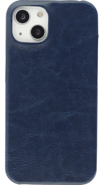 Coque iPhone 13 mini - Basic cuir - Bleu