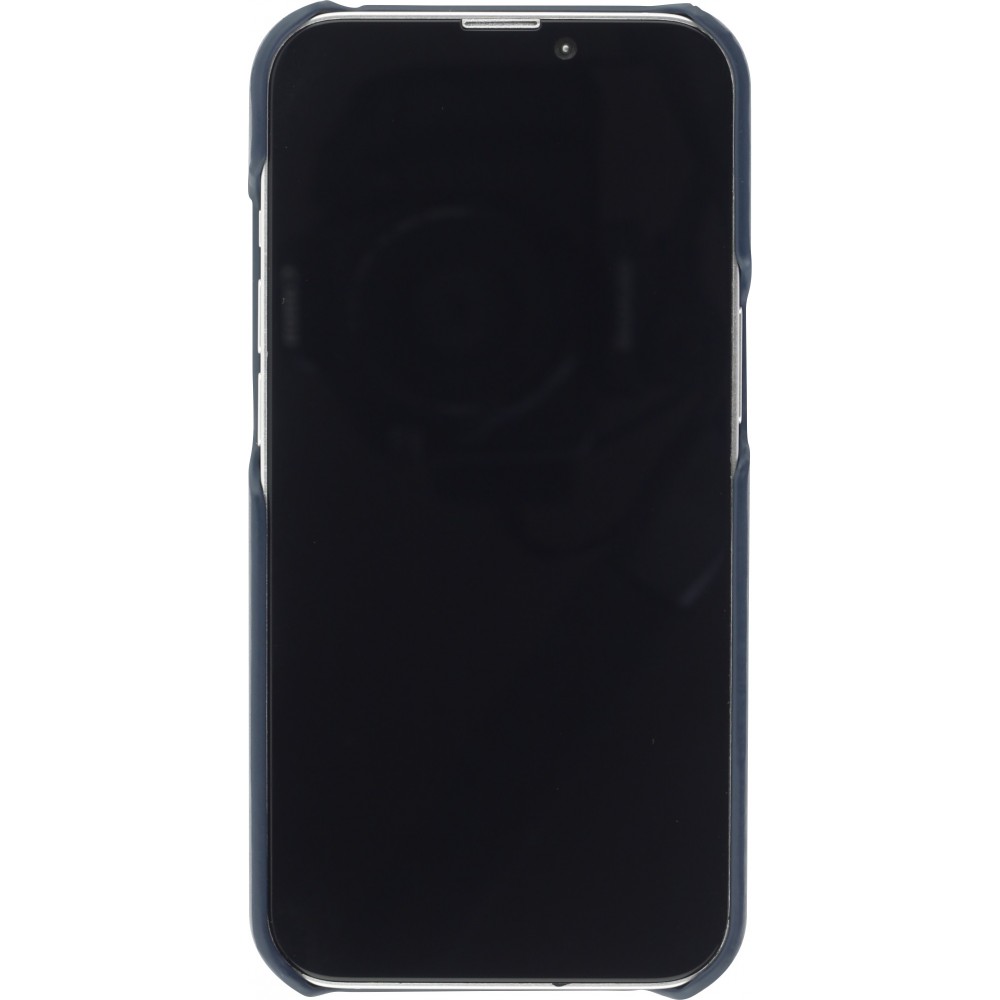 Coque iPhone 13 mini - Basic cuir - Bleu