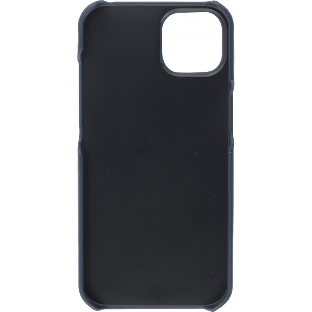 Coque iPhone 13 - Basic cuir - Bleu