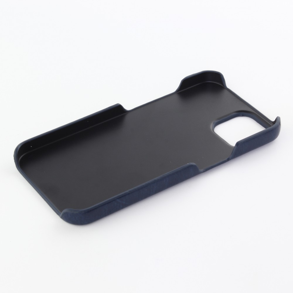 Coque iPhone 13 - Basic cuir - Bleu