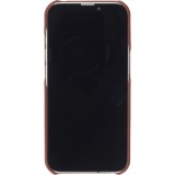 Coque iPhone 13 - Basic cuir - Brun