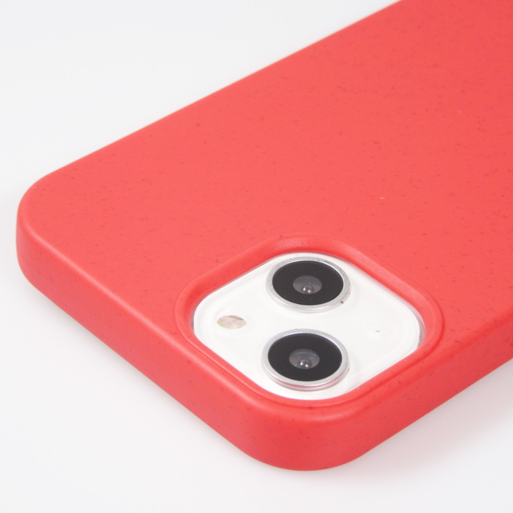 Coque iPhone 13 mini - Bio Eco-Friendly nature avec cordon collier - Rouge