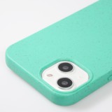 Coque iPhone 13 mini - Bio Eco-Friendly nature avec cordon collier - Turquoise