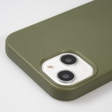 iPhone 13 Case Hülle - Bio Eco-Friendly Vegan mit Handykette Necklace - Dunkelgrün