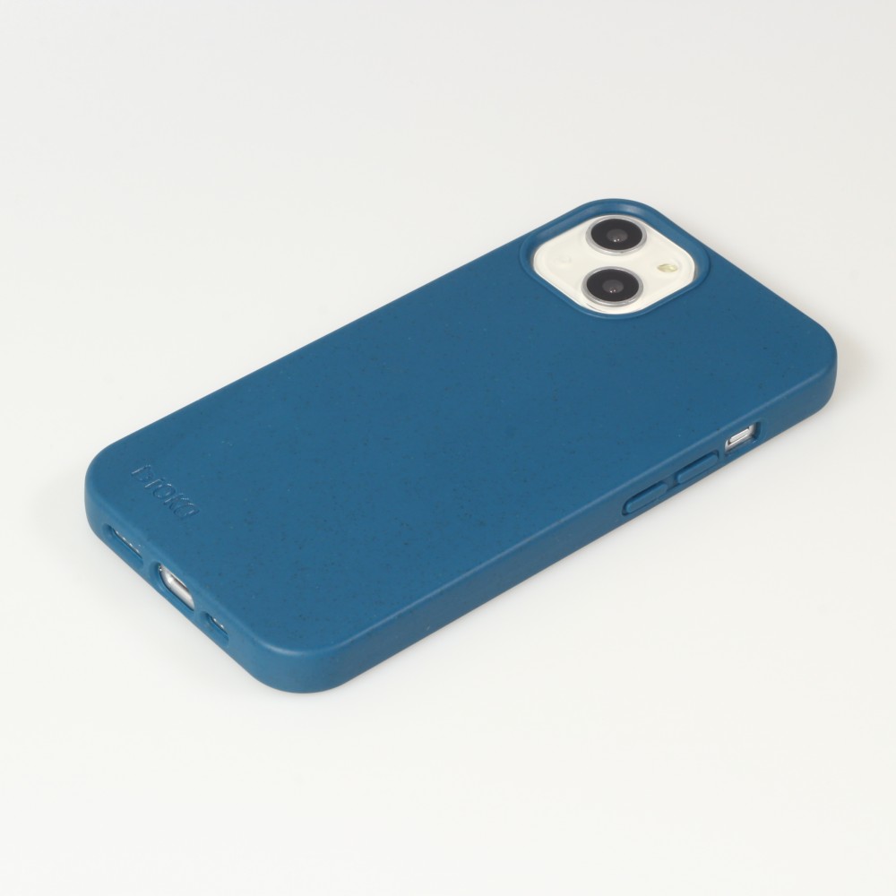 Coque iPhone 13 - Bioka biodégradable et compostable Eco-Friendly - Bleu