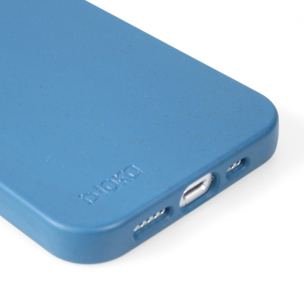 Coque iPhone 13 mini - Bioka biodégradable et compostable Eco-Friendly - Bleu