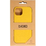 Coque iPhone 13 - Bioka biodégradable et compostable Eco-Friendly jaune
