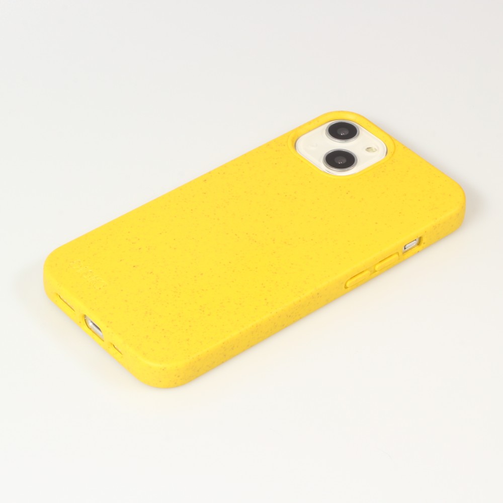 Coque iPhone 13 mini - Bioka biodégradable et compostable Eco-Friendly jaune