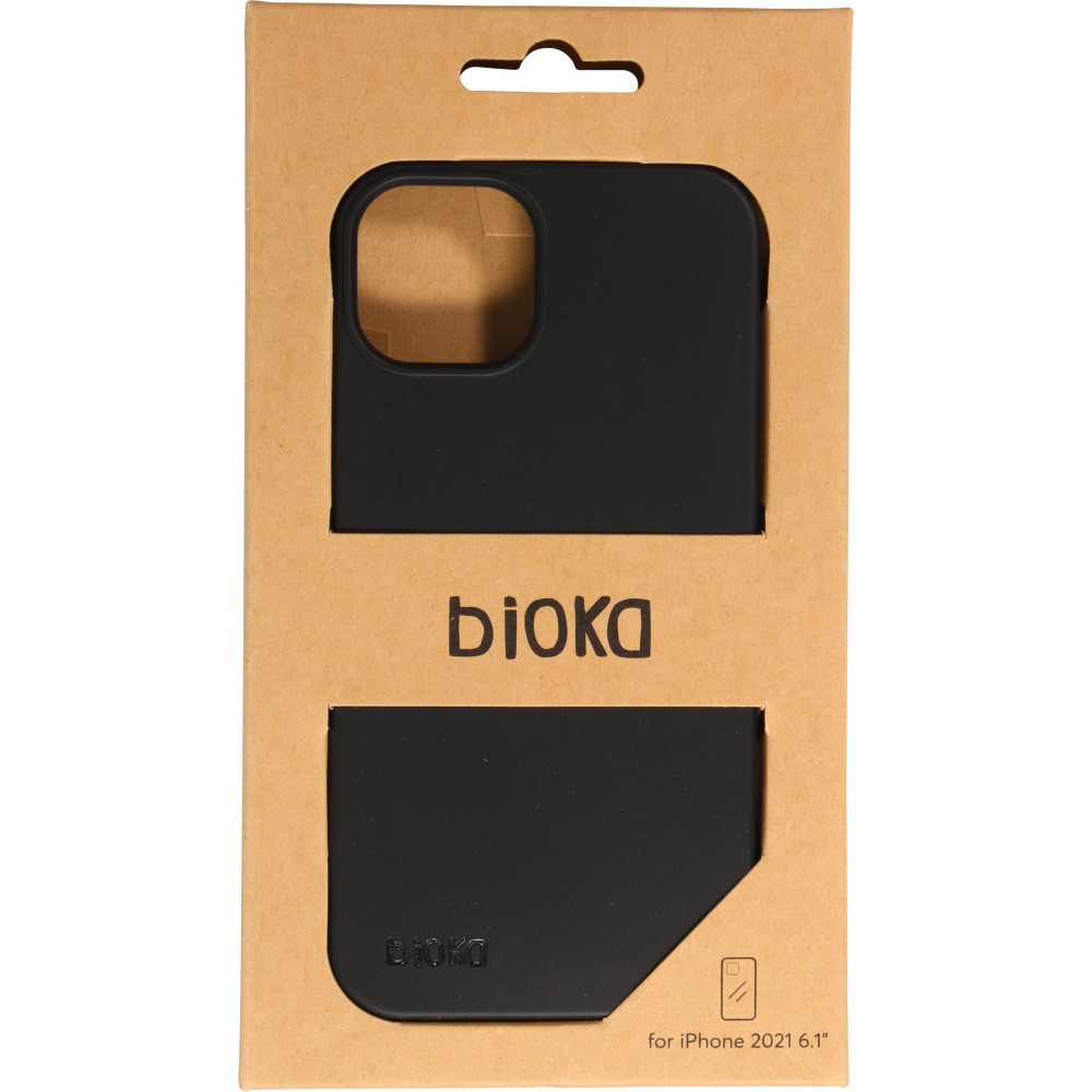 Hülle iPhone 13 mini - Bioka Biologisch Abbaubar Eco-Friendly Kompostierbar - Schwarz