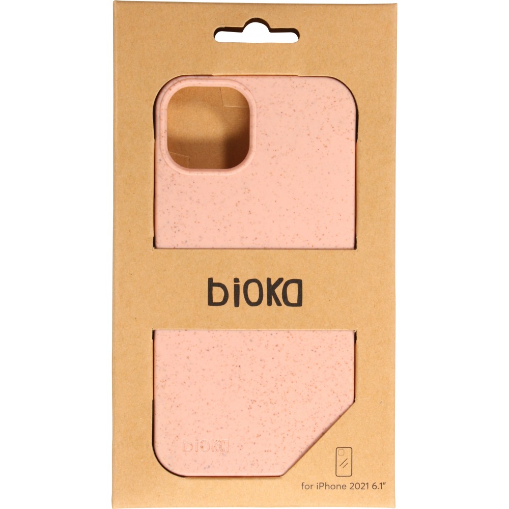 Hülle iPhone 13 - Bioka Biologisch Abbaubar Eco-Friendly Kompostierbar - Rosa