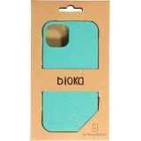 Coque iPhone 13 - Bioka biodégradable et compostable Eco-Friendly - Turquoise