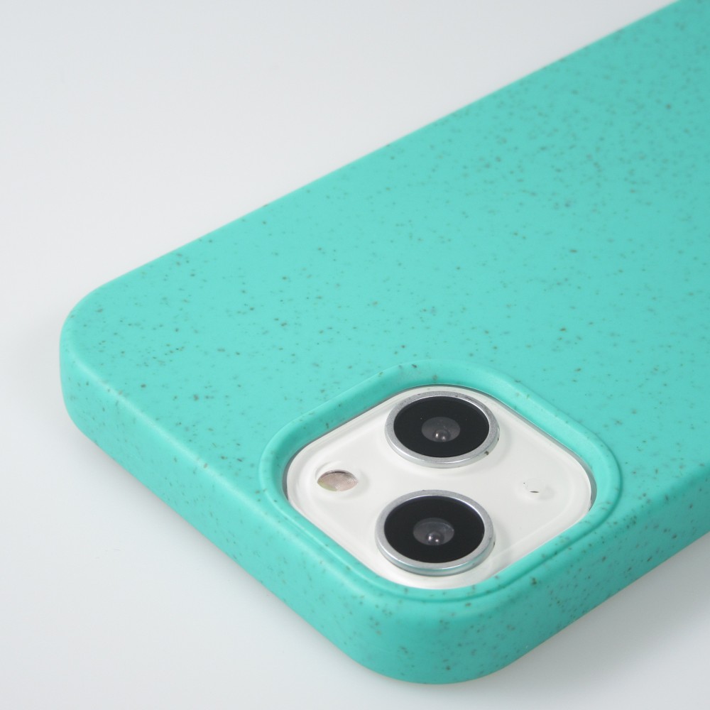 Coque iPhone 13 mini - Bioka biodégradable et compostable Eco-Friendly - Turquoise