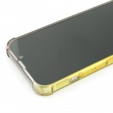Coque iPhone 13 mini - Bumper Rainbow Silicone anti-choc avec bords protégés -  brun jaune