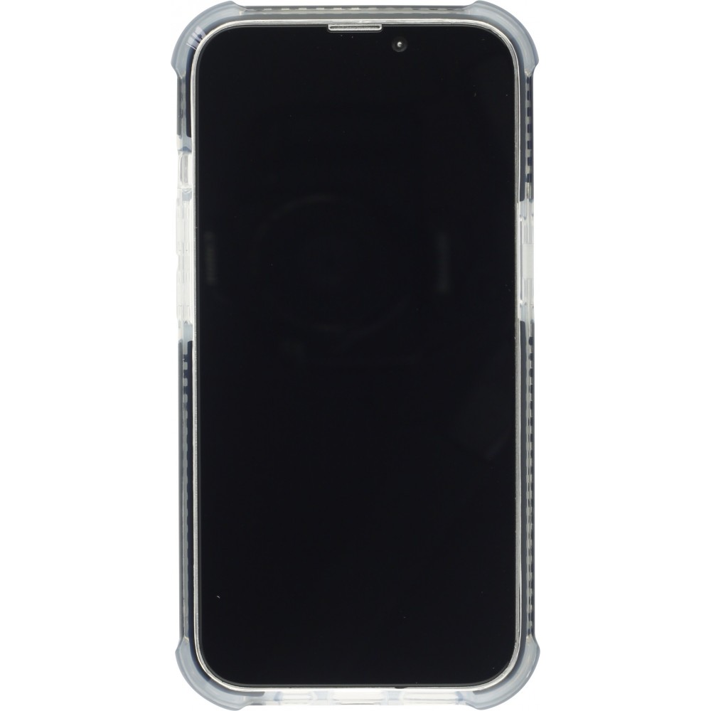 Coque iPhone 13 mini - Bumper Stripes - Noir