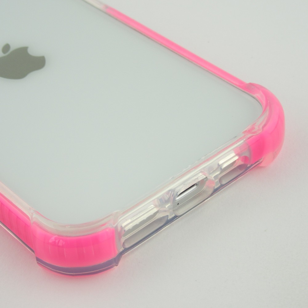 Coque iPhone 13 mini - Bumper Stripes - Rose