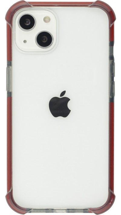Hülle iPhone 13 mini -  Bumper Stripes Burgund
