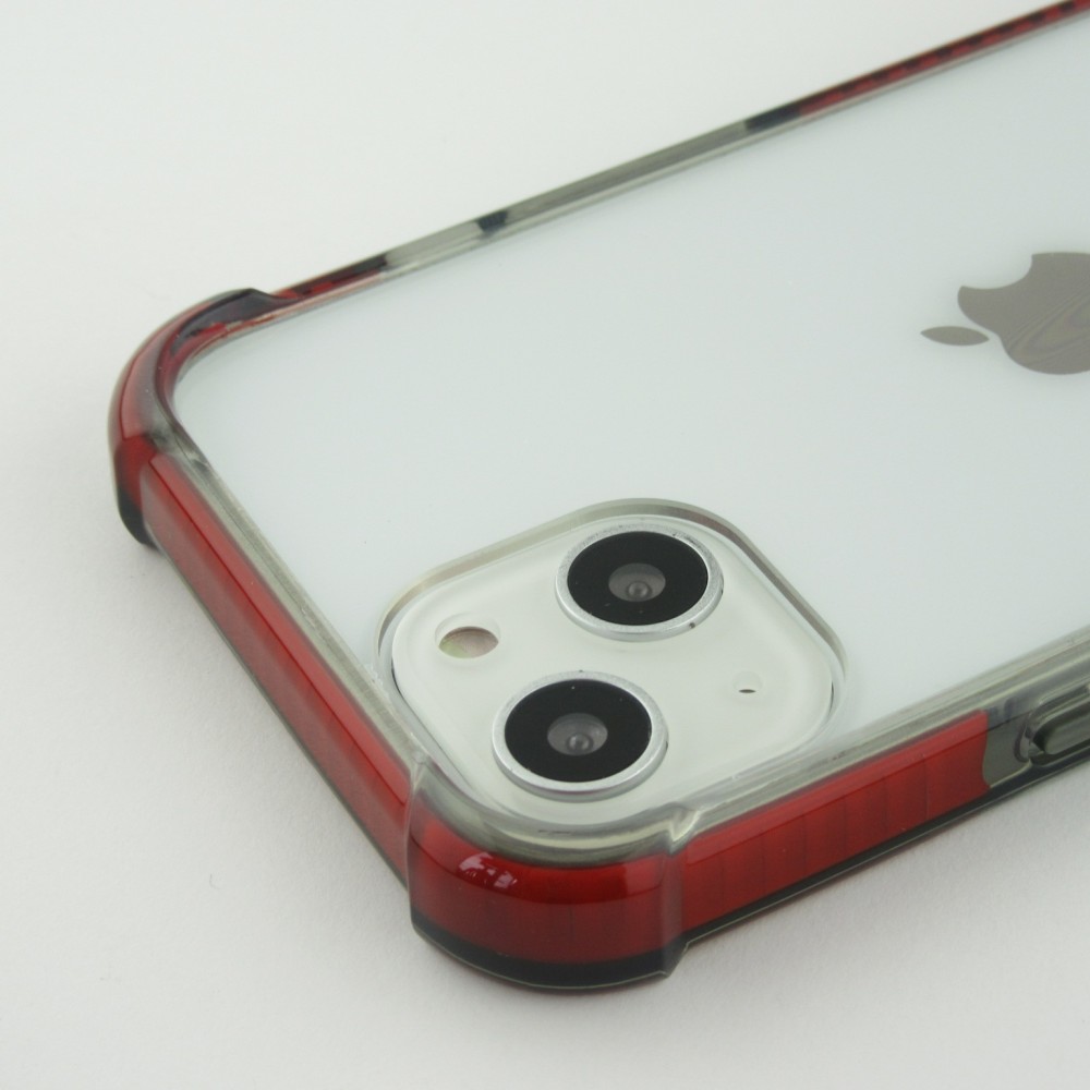 iPhone 13 Case Hülle -  Bumper Stripes Burgund