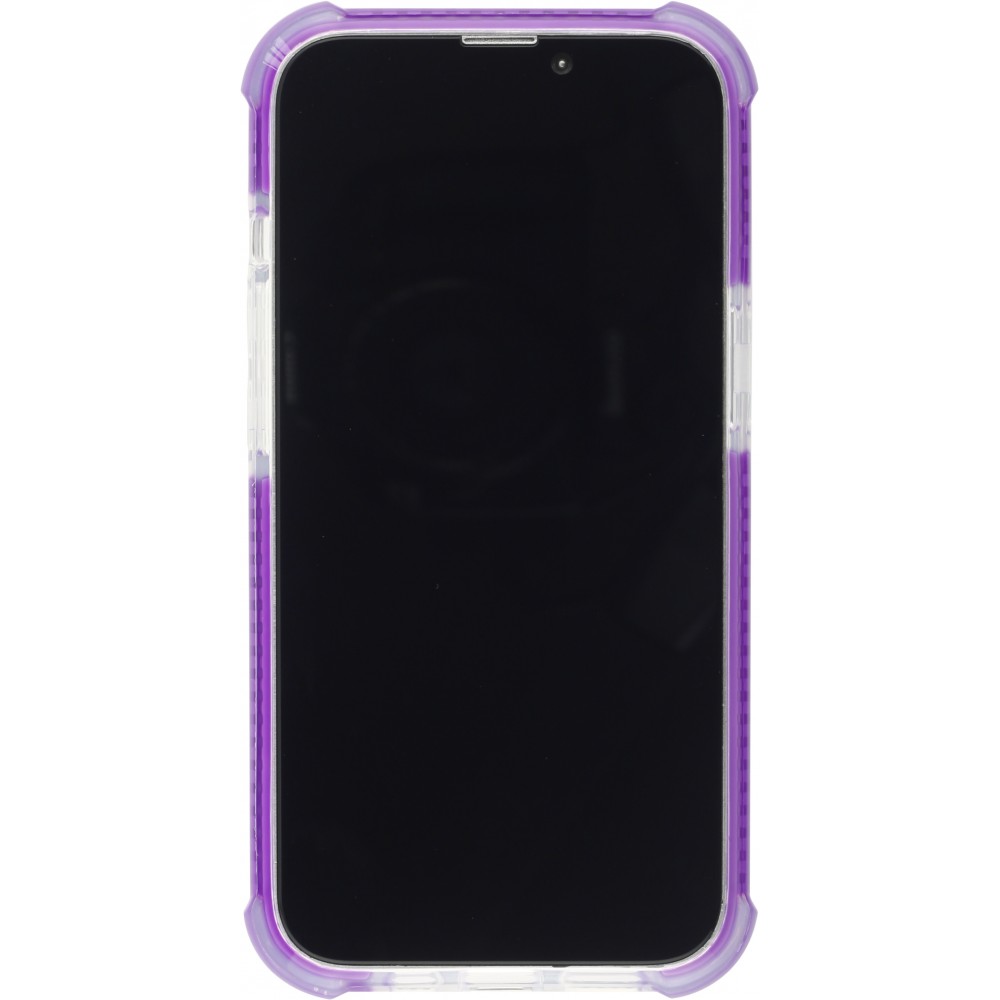 Coque iPhone 13 -  Bumper Stripes - Violet