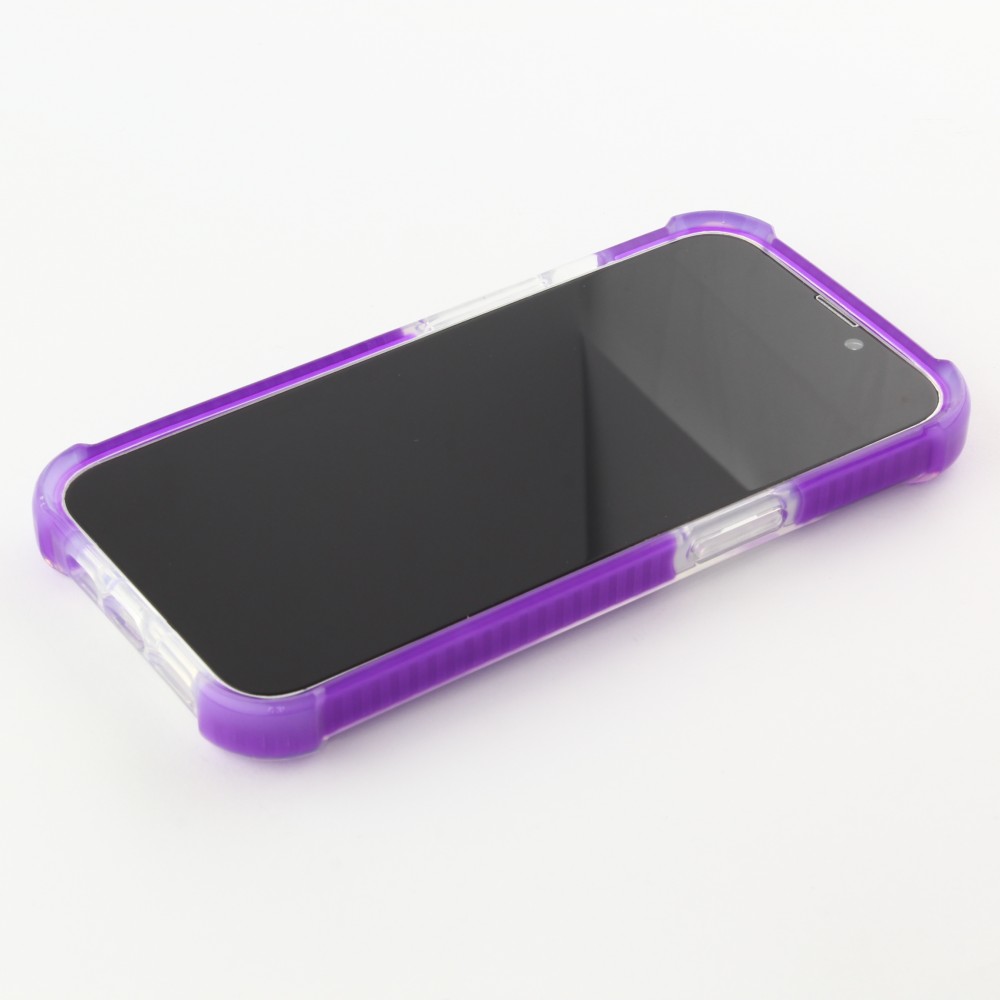 Coque iPhone 13 -  Bumper Stripes - Violet