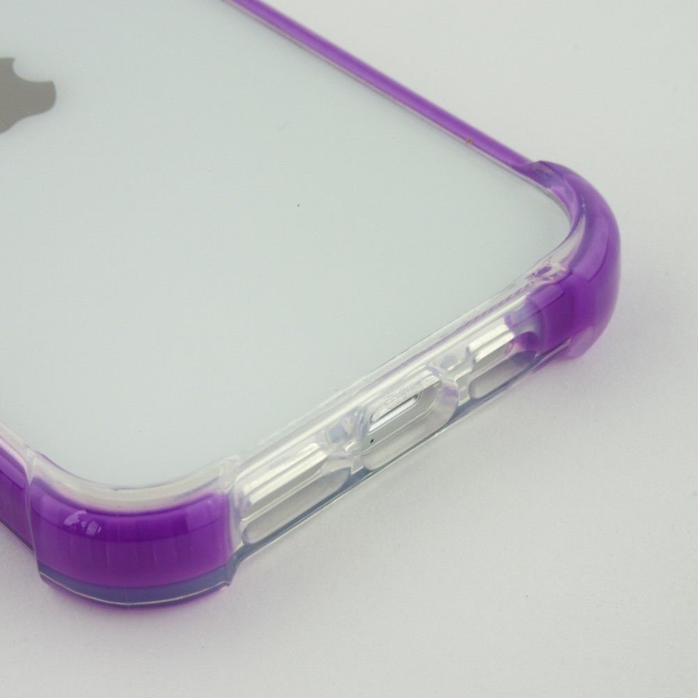 Coque iPhone 13 -  Bumper Stripes - Violet