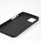 iPhone 13 Case Hülle - Carbomile Schutzcase aus echtem Aramid Carbonfaser - Schwarz