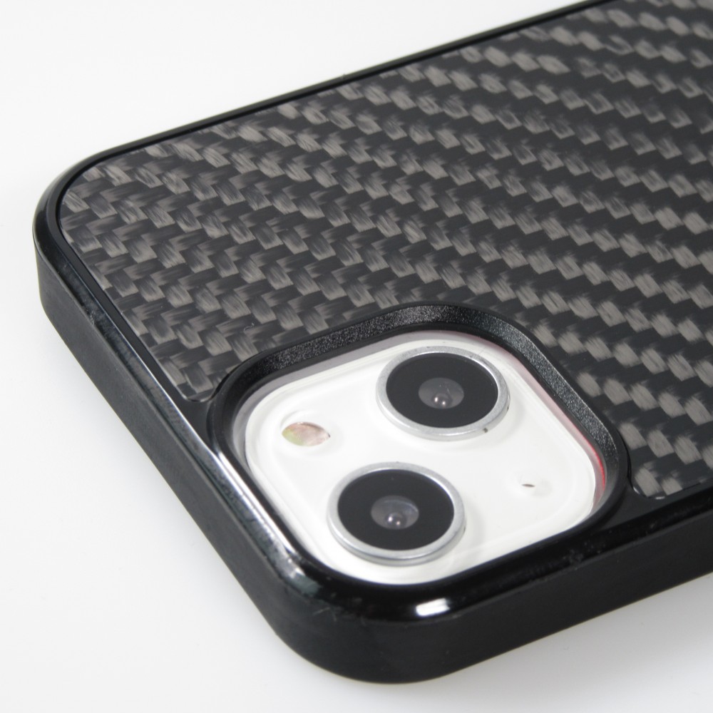 Hülle iPhone 13 mini - Carbomile Carbon Fiber