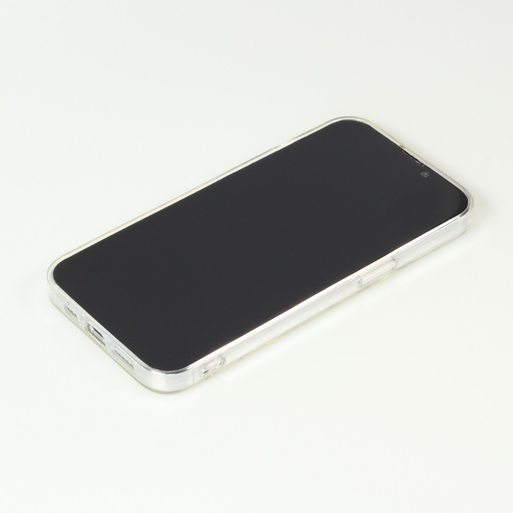 Hülle iPhone 13 - Klare Blasensterne  - Transparent
