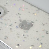 Coque iPhone 13 - Clear Bubble Stars - Transparent