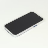 Coque iPhone 13 mini - Clear Bumper gradient paint - Bleu clair