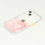 iPhone 13 Case Hülle - Clear Bumper Gradient Farbe - Rosa