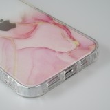 iPhone 13 Case Hülle - Clear Bumper Gradient Farbe - Rosa