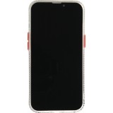 Coque iPhone 13 - Clear Bumper gradient paint - Rouge