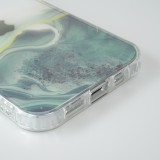 Coque iPhone 13 - Clear Bumper gradient paint  - Vert