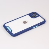 Coque iPhone 13 - Dual Tone Bumper Mat Glass - Bleu